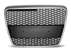 Grill Atrapa SPORT SILVER AUDI A6 (C6) 04.04-08