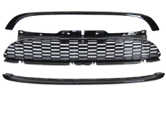 Grill Atrapa MINI COOPER 06-09 R56/57/55 JCW STYLE Czarny połysk