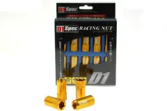 Nakrętki D1Spec Replika HEX M12x1,25 Złote największy sklep tuningowy w Polsce!