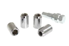 Nakrętki przelotowe M12x1,5 L:32mm Srebrne największy sklep tuningowy w Polsce!