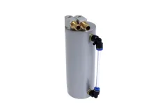 Oil catch tank 0.5L 9mm TurboWorks Silver największy sklep tuningowy w Polsce!