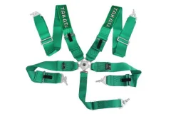 Pasy sportowe 5p 3" Zielone Takata Replica harness największy sklep tuningowy w Polsce!