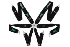Pasy sportowe 6p 3" Czarne Takata Replica harness największy sklep tuningowy w Polsce!