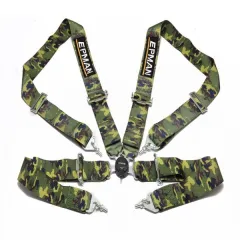 Pasy 4 punktowe sportowe EPMAN 3" Quick Camo największy sklep tuningowy w Polsce!