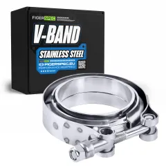 Obejma V-Band 2.25" 57mm + flansze FigerSPEC największy sklep tuningowy w Polsce!
