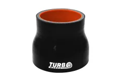 Redukcja silikonowa prosta TurboWorks Pro Czarna 16-25mm największy sklep tuningowy w Polsce!