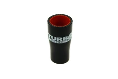 Redukcja silikonowa prosta TurboWorks Pro Czarna 25-35mm