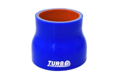 Redukcja silikonowa prosta TurboWorks Pro Blue 57-76mm