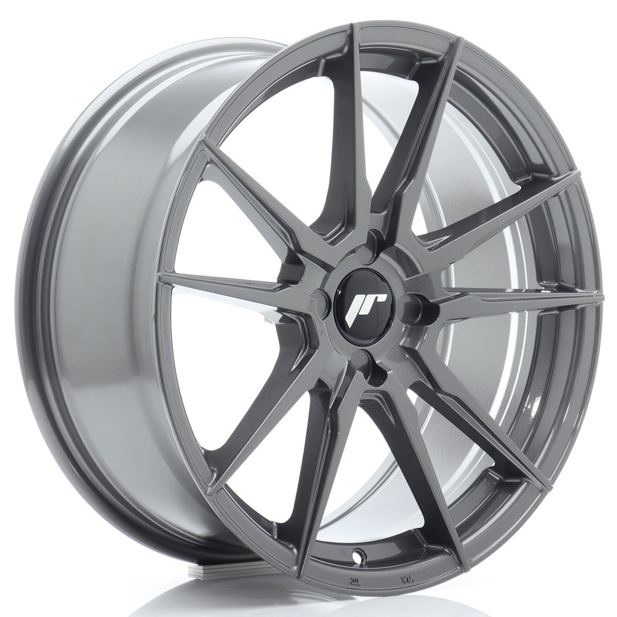 Felga JR Wheels JR21 18x8 (4 śrub) ET20-40 Hyper Gray Blank największy sklep tuningowy w Polsce!