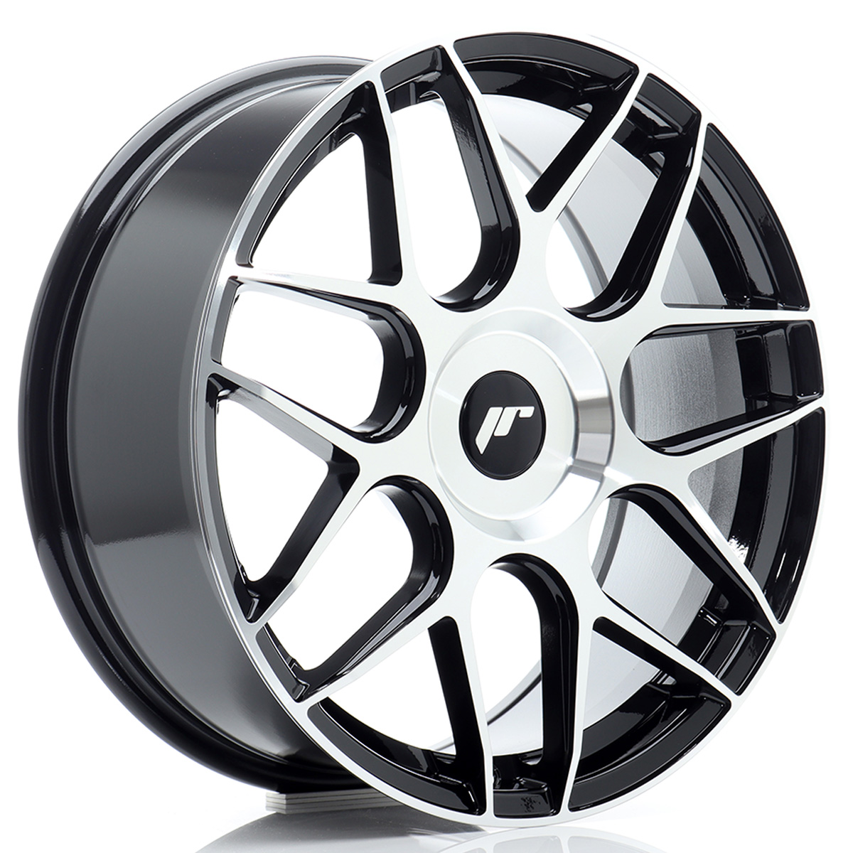 Felga JR Wheels JR18 18x7,5 (3/4/5 śrub) ET20-40 Black Machined Face Blank największy sklep tuningowy w Polsce!