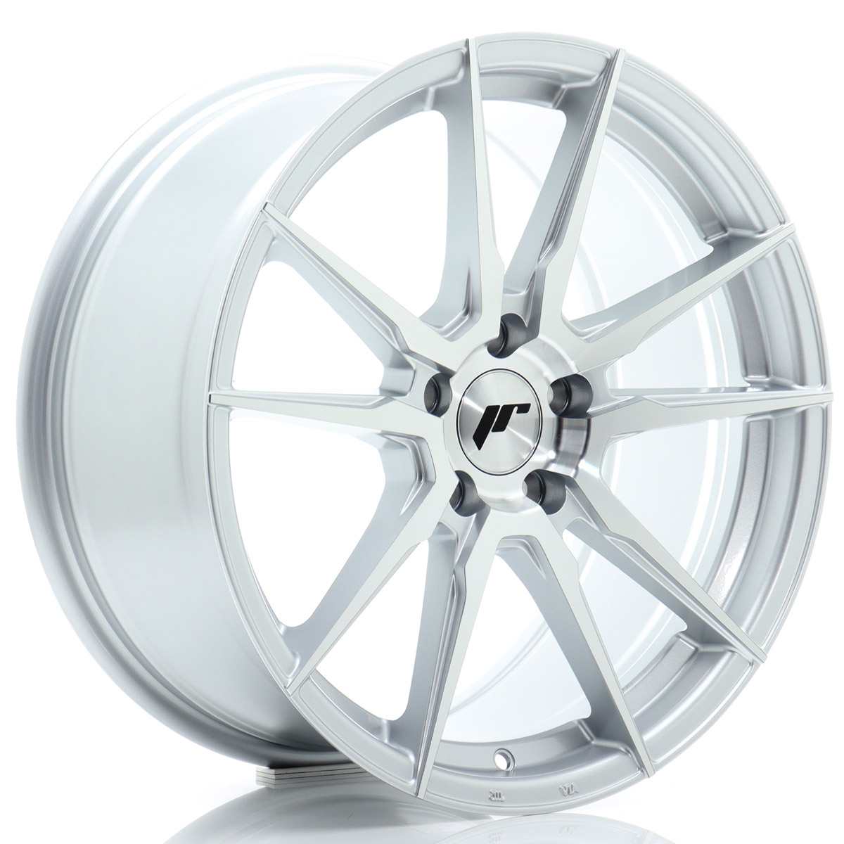 Felga JR Wheels JR21 18x8 5x112 ET40 Silver Machined Face największy sklep tuningowy w Polsce!