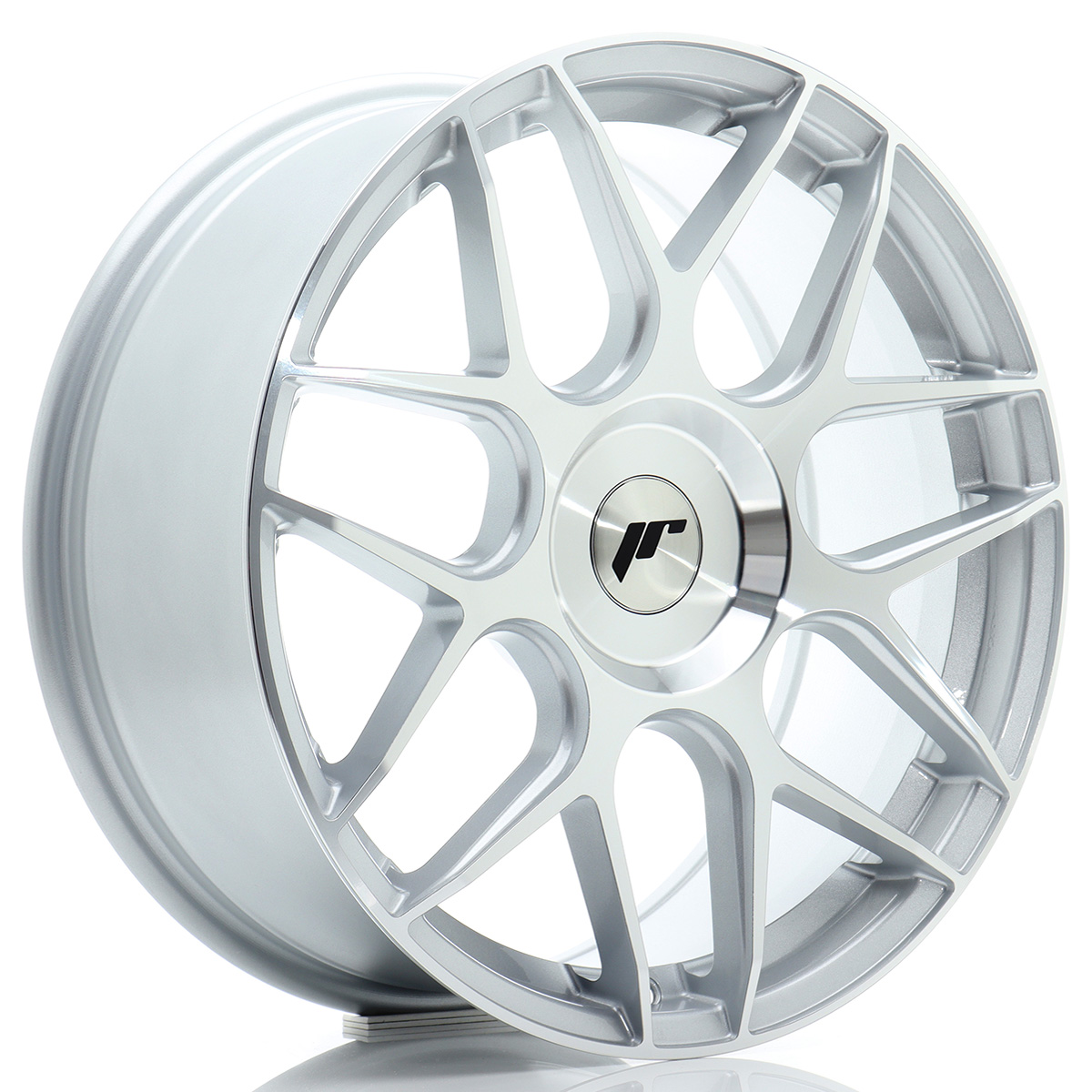 Felga JR Wheels JR18 18x7,5 (3/4/5 śrub) ET20-40 Silver Machined Face Blank największy sklep tuningowy w Polsce!