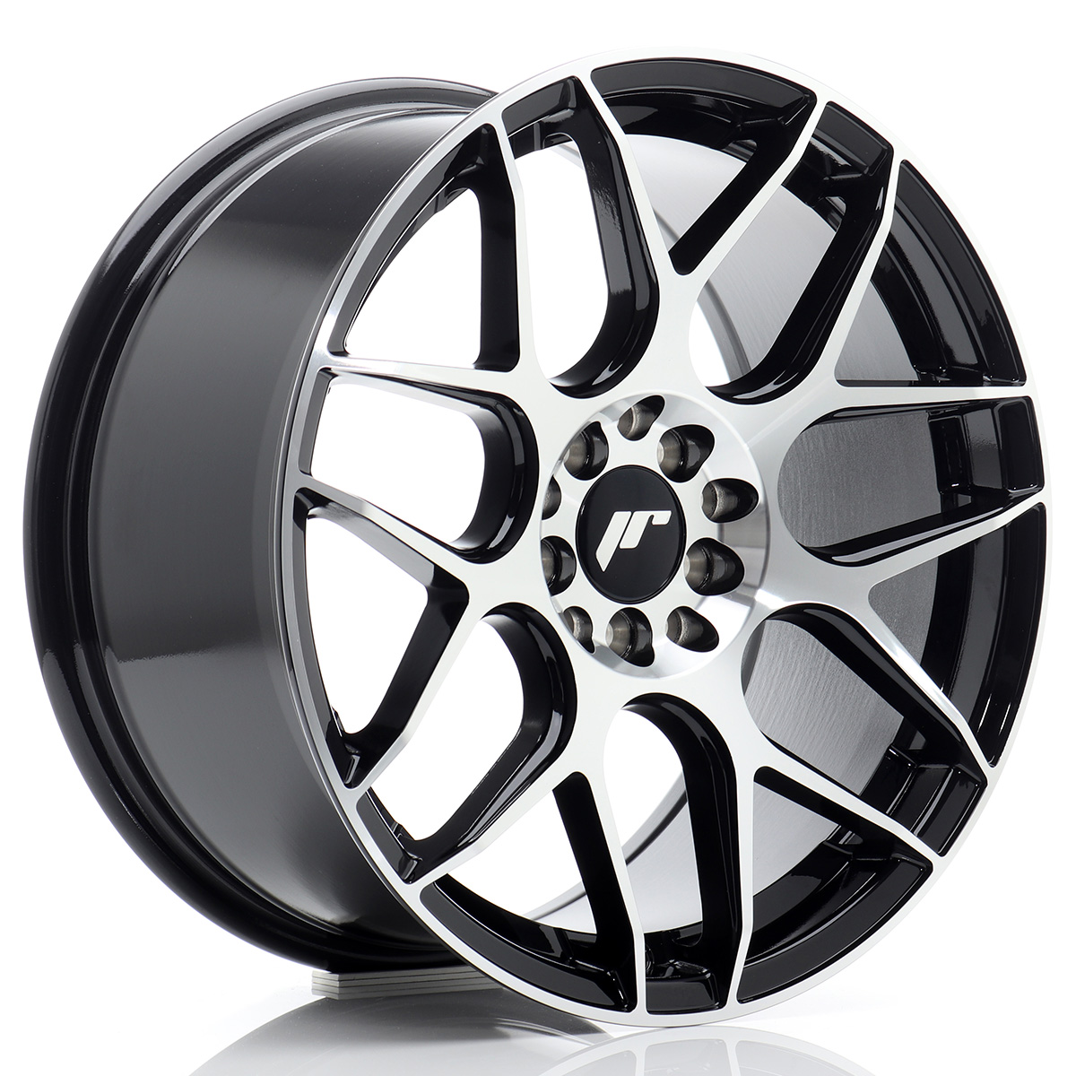 Felga JR Wheels JR18 17x8 5x100/5x114,3 ET35 Black Machined Face największy sklep tuningowy w Polsce!