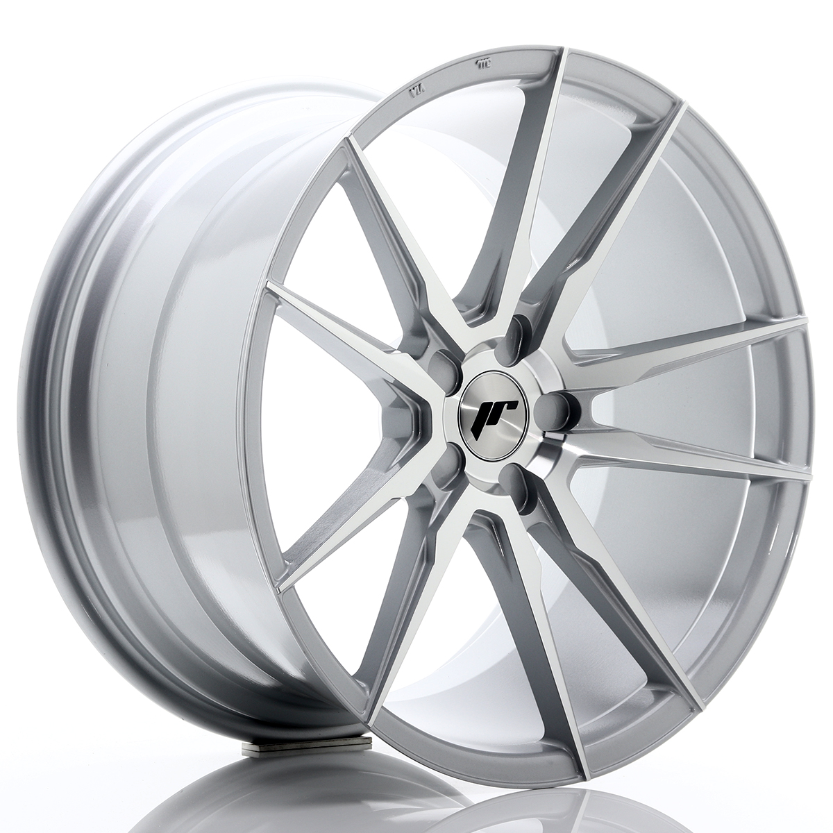 Felga JR Wheels JR21 20x11 (5 śrub) ET30-50 Silver Machined Face Blank największy sklep tuningowy w Polsce!