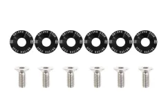 Śrubki ozdobne M8x1.25 15mm D1 Black największy sklep tuningowy w Polsce!