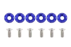 Śrubki ozdobne M8x1.25 15mm D1 Blue największy sklep tuningowy w Polsce!