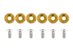 Śrubki ozdobne M8x1.25 15mm D1 Gold największy sklep tuningowy w Polsce!