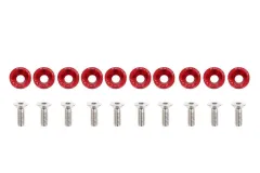Śrubki ozdobne M6x1.0 15mm JDM Red największy sklep tuningowy w Polsce!