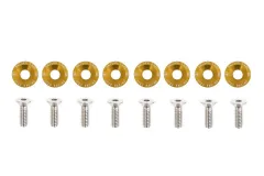 Śrubki ozdobne M6x1.0 15mm D1 Gold największy sklep tuningowy w Polsce!