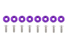 Śrubki ozdobne M6x1.0 15mm D1 Purple największy sklep tuningowy w Polsce!
