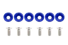 Śrubki ozdobne M8x1.25 15mm JDM Blue największy sklep tuningowy w Polsce!