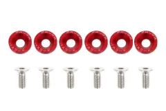Śrubki ozdobne M8x1.25 15mm JDM Red największy sklep tuningowy w Polsce!
