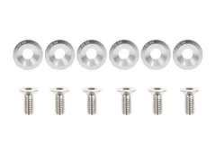 Śrubki ozdobne M8x1.25 15mm JDM Silver największy sklep tuningowy w Polsce!