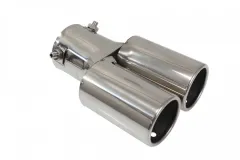 Podwójna końcówka tłumika 60x120mm wejście 60mm największy sklep tuningowy w Polsce!