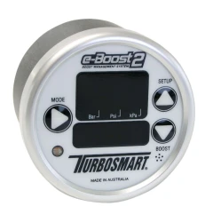 Turbosmart Electronic Boost Controller EBOOST2 60MM White-Silver - GRUBYGARAGE - Sklep Tuningowy