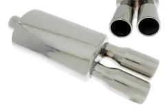 Tłumik Końcowy TurboWorks 2x76mm (3 cale) wejście 63,5mm (2.5 cala) największy sklep tuningowy w Polsce!