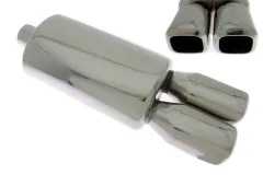 Tłumik Końcowy TurboWorks 2x76x86mm wejście 63,5mm (2.5 cala) największy sklep tuningowy w Polsce!