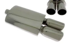 Tłumik Końcowy TurboWorks 2x90mm wejście 63,5mm (2.5 cala) największy sklep tuningowy w Polsce!