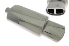 Tłumik Końcowy TurboWorks 80x145mm wejście 63,5mm (2.5 cala) największy sklep tuningowy w Polsce!