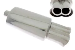 Tłumik Końcowy TurboWorks 95x155mm wejście 63,5mm (2.5 cala) największy sklep tuningowy w Polsce!