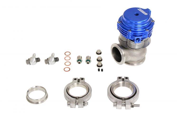 Wastegate zewnętrzny TurboWorks 38mm chłodzony wodą 2.5 Bar V-Band Niebieski największy sklep tuningowy w Polsce!