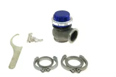 Wastegate zewnętrzny TurboWorks 50mm 0.5 Bar V-Band Niebieski największy sklep tuningowy w Polsce!