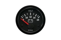 Zegar VDO 52mm - Volt 12V (8-16V) największy sklep tuningowy w Polsce!