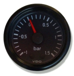Wskaźnik ciśnienia doładowania -1 do 1.5 Bar Mechanic 52mm