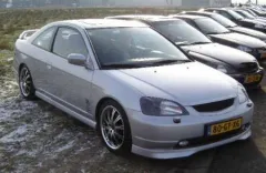 Dokładka Przód Honda Civic VII 2/4 D 01+ (ABS) największy sklep tuningowy w Polsce!