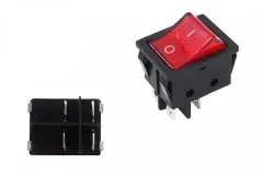 Włącznik rocker 4 PIN Red największy sklep tuningowy w Polsce!