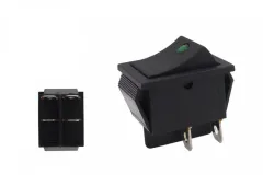 Włącznik rocker led 4 PIN Green największy sklep tuningowy w Polsce!