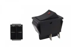 Włącznik rocker led 4 PIN Red największy sklep tuningowy w Polsce!