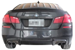 Zderzak tylny BMW F10 LCI 11-15 M5 Look (2 Podwójne końcówki) - GRUBYGARAGE - Sklep Tuningowy
