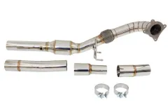 Downpipe Audi A3 8P TT 8J Seat Altea Leon Skoda Octavia VW Golf Eos Jetta Bora 2.0 TFSI Heat Shield największy sklep tuningowy w Polsce!