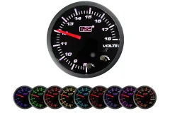 Zegar Wskaźnik Auto Gauge PK 60mm 10 COLOR Volt Woltomierz największy sklep tuningowy w Polsce!