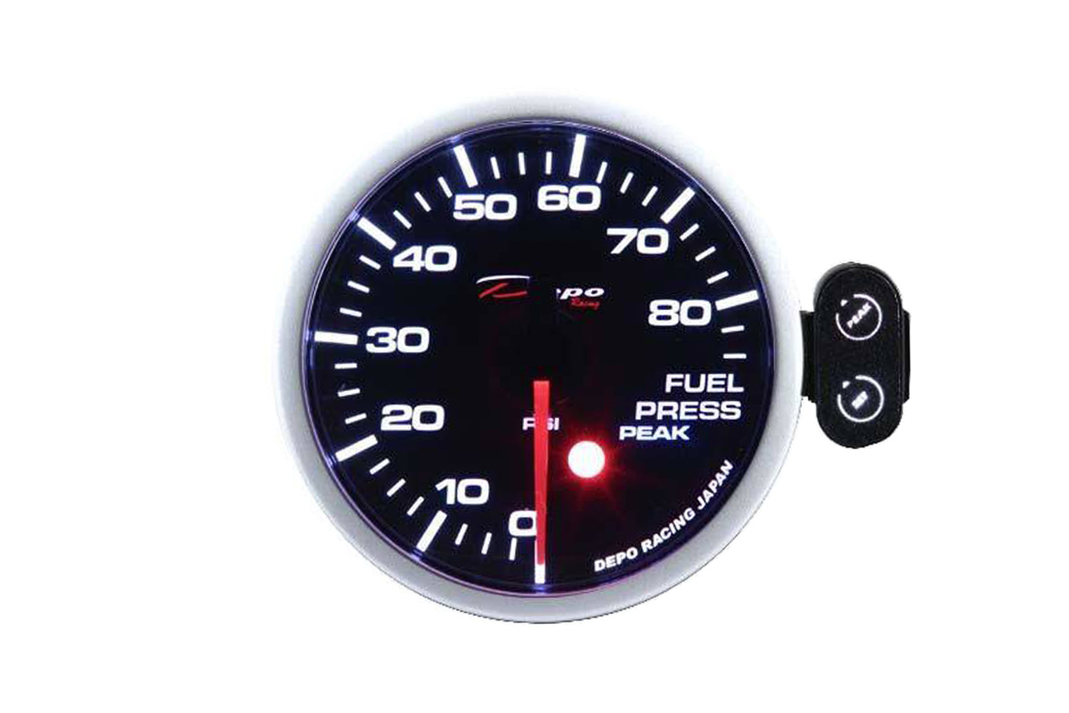 Zegar Wskaźnik Depo PK 52mm Ciśnienie Paliwa największy sklep tuningowy w Polsce!