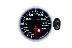 Zegar Wskaźnik Depo PK 52mm Doładowanie Boost Turbo Electric 3 BAR największy sklep tuningowy w Polsce!