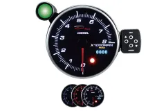 Zegar Wskaźnik Depo PK DUAL 115mm Obrotomierz Diesel RPM największy sklep tuningowy w Polsce!