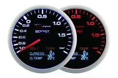 Zegar Wskaźnik Depo WA 4w1 60mm Turbo Volt Temperatura Ciśnienie Olej największy sklep tuningowy w Polsce!