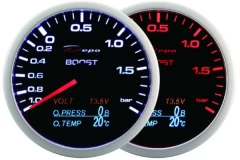 Zegar DEPO WA 60mm 4w1 Turbo Volt Temperatura Ciśnienie Oleju